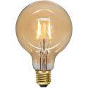 LED-Lampa Glob 95mm, Amber E27 2000K 80lm 0,75W(8W)