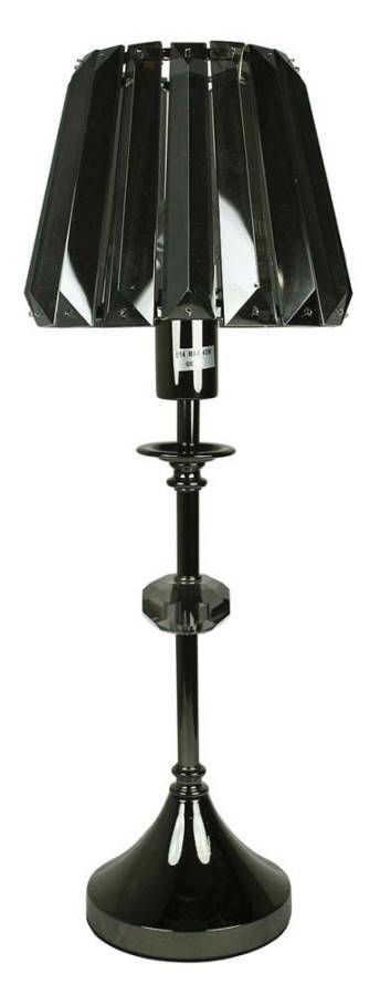 Carlow Bordslampa 50cm Kristall K5 Svart