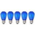 LED-Lågvoltslampa Cosy 12V Klot E27 Blå 5lm 0,3W(1W) 5-pack