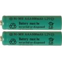 Uppladdningsbara AAA-batteri 1,2V 600mAh Ni-MH 2-pack