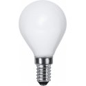 LED-Lampa Klot, Opal, E14 2700K 250lm 3W(25W)