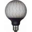LED-Lampa Glob, Graphic Diamond 95, E27 2700K 180lm 4W(17W)