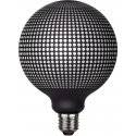 LED-Lampa Glob, Graphic Dot 125, E27 2700K 100lm 4W(10W)