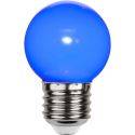 LED-lampa E27 G45 Outdoor Lighting Blå LED
