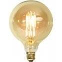 LED-Lampa Glob 125mm, Vintage Gold E27 1800K 240Lm 3,8W(22W)