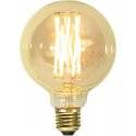 LED-Lampa Glob 95mm, Vintage Gold E27 1800K 240Lm 3,8W(22W)