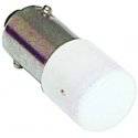 LED-lampa, Ba9s, 24V AC/DC, Vit