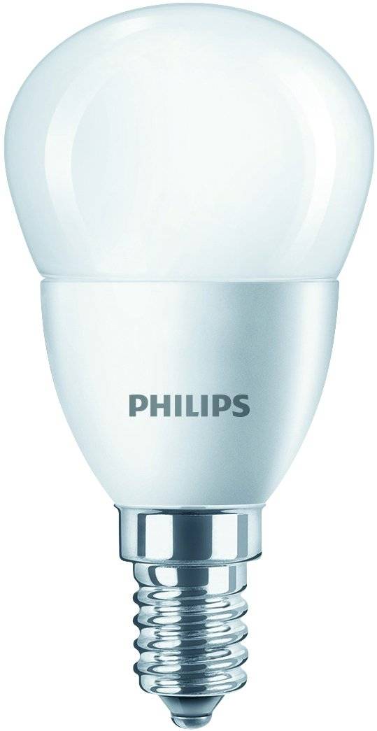 LED-lampa, Klot, Matt, 5,5W, E14, 230V, Ph